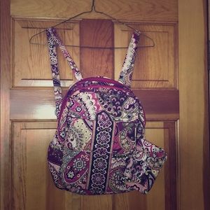 18. Very Berry Paisely Backpack & Coin Purse